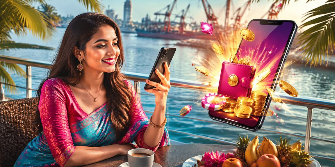খুলনায় বাংলাদেশি মডেলের হাতে মোবাইল পেমেন্ট প্রক্রিয়া