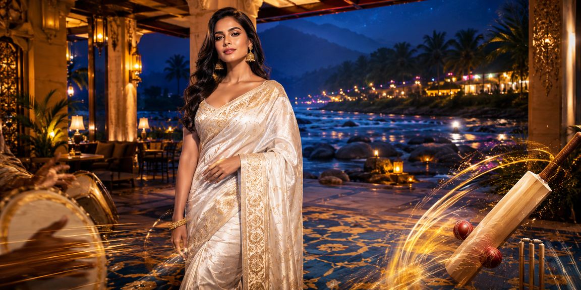 সিলেটে শাড়ি পরিহিতা নারী ক্রিকেট বেটিং প্ল্যাটফর্ম ব্যবহার করছেন